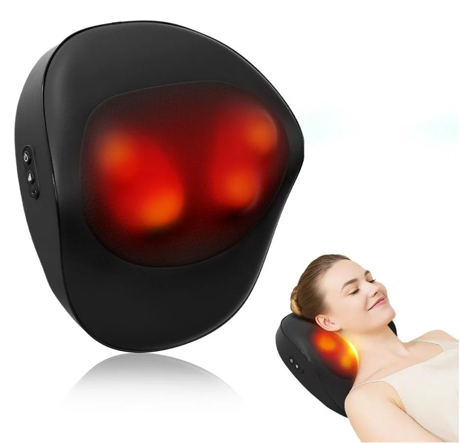 Massager with Heating, 3D Shiatsu Massager for Relaxation, Heated Massage With Shiatsu Kneading Massage, Best Gift for Men Women