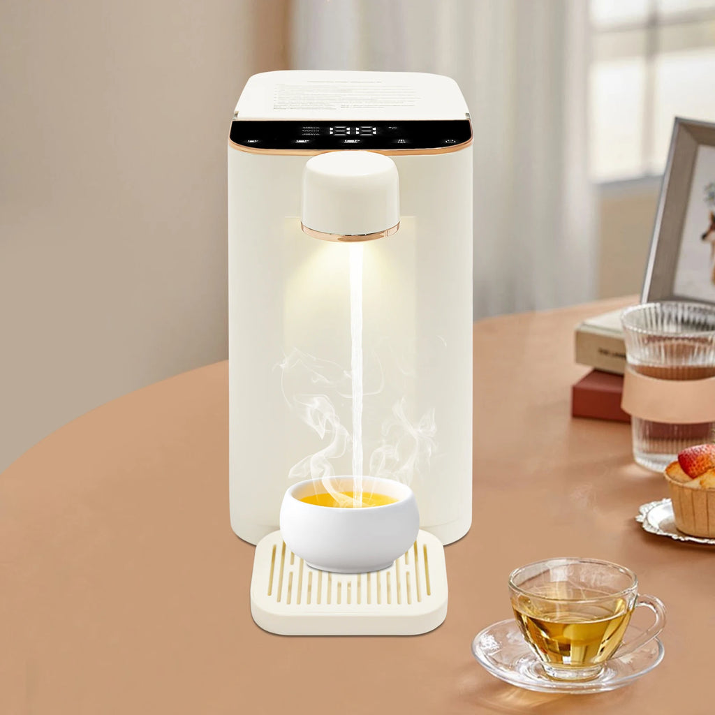 Tabletop Electric Water Dispenser, Touch Screen Design Multiple Temperature Selection Quantitative Water Discharge Function