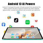 2025 New Upgraded Pad 10.1 Inch Android Tablets Octa Core 6GB RAM 128GB ROM Dual Network WiFi Dual Cameras Tablet PC 6000mAh