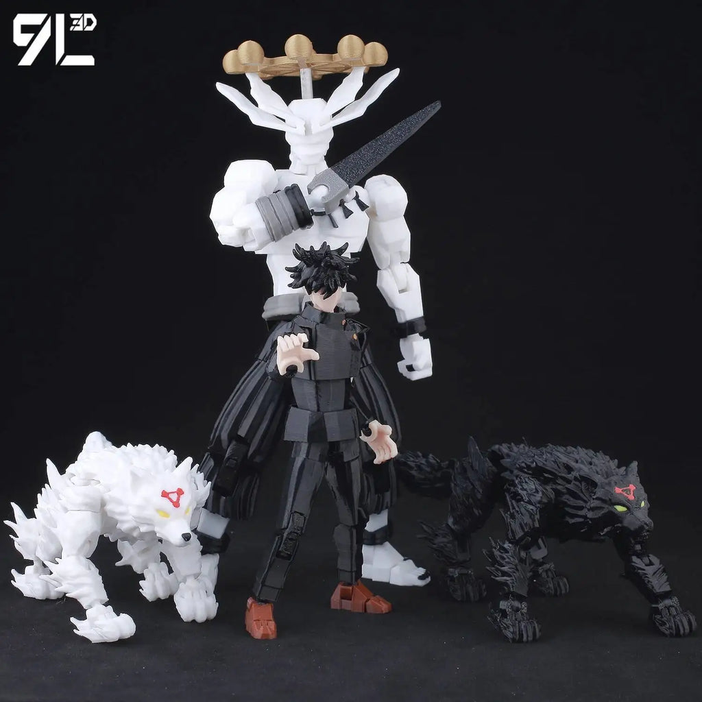 9L3D Lucky13 Gojo Sukuna Jujutsu Fushiguro Toji Gojo Satoru Action Figure Dummy13 T13 Multi-Jointed Collectible Toys Titan13
