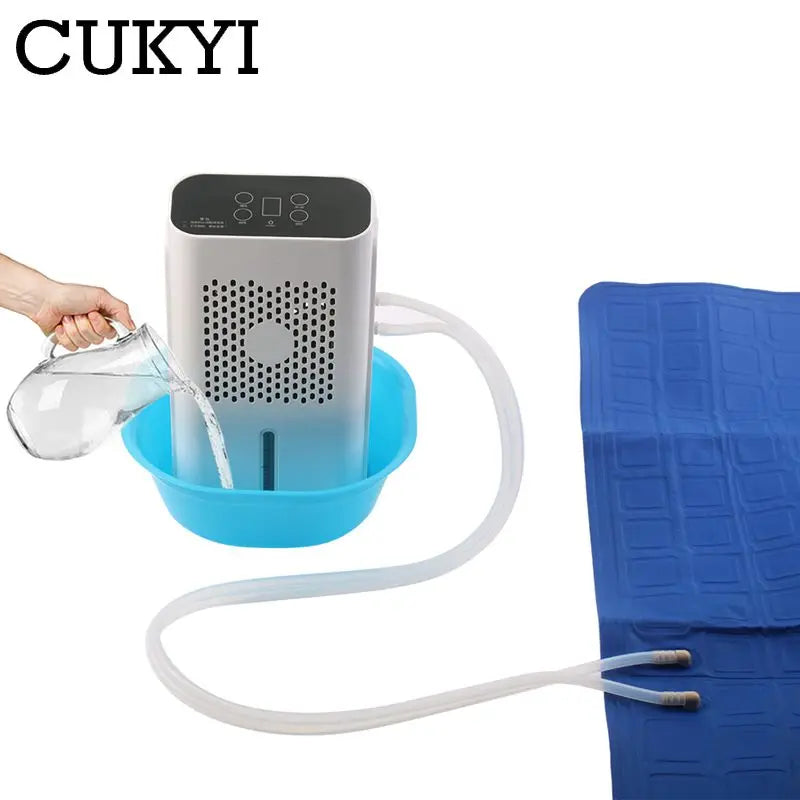 Water Circulation Refrigeration Mattress Water-cooled Air-conditioned Pad Cooling down Fan Relieve Heat Bed Sofa Cushion Cooler Secondary image
