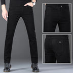 Wthinlee 8 Models Spring Autumn Business Jeans Men Casual Straight Stretch Fashion Classic Work Denim Trousers Brand Clothing