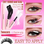 60/402PCS 100D Eyelash Set with Lower Eyelashes Thick & Comfortable for Daily Wear Party Wedding Night Makeup Lash Extensions