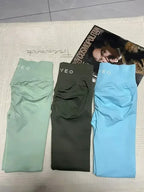 TEVEO – Leggings De Fitness Respirants Pour Femmes, Pantalons De Yoga De Haute Qualité, Pantalons De Cyclisme A Haute Elasticité