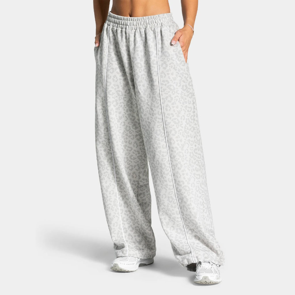 Yoga Leopard Print Jogger Pants for Women – Flexible, perfect for stretching, running, training, jogging, casual, relaxed, styli