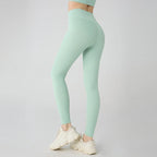 Naked feeling Yoga Leggings Women High Waisted Hip Lifting Fitness Leggings Running Cycling Pants Breathable Sports Leggings