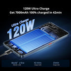 realme GT 7T, 5G Dimensity 8400-MAX Chipset, 7000mAh Battery 120W Charge, 50MP OIS Camera NFC
