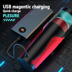Telescopic Rotation Male Masturbator Cup Vagina 7 Thrusting Masturbation Cup Sex Toys for Men Automatic Piston Mastubator