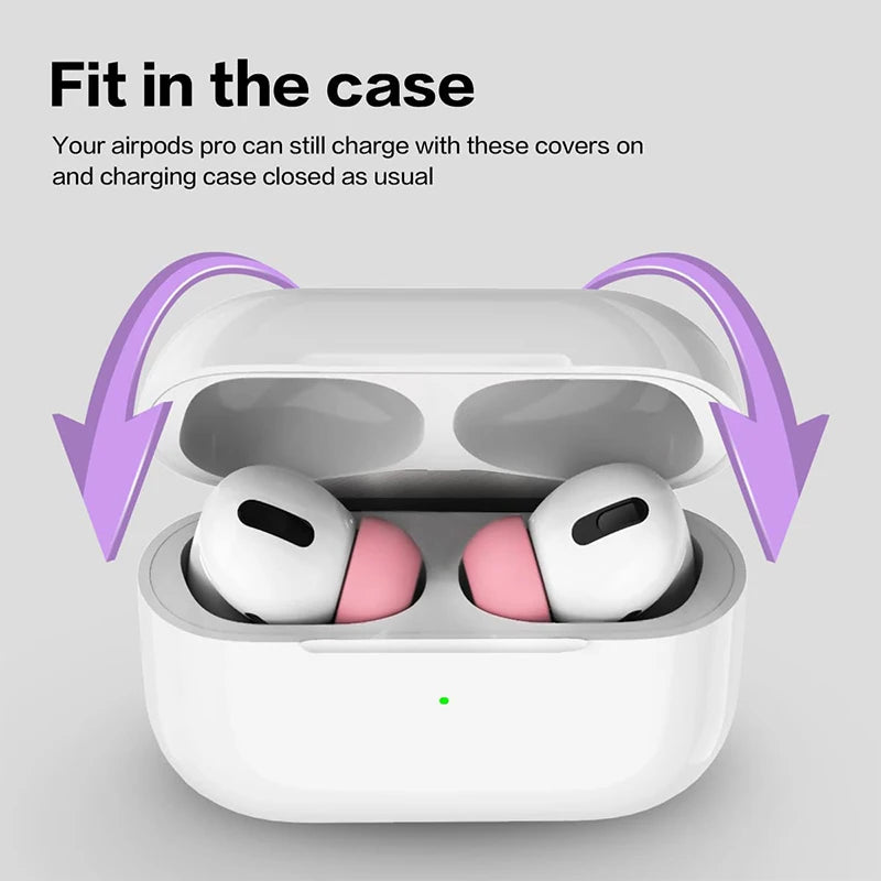 For Apple AirPods Pro 2 Ear Tips Earbuds Cover Silicone Replacement Tips Air pod Earplugs Earpads Pads Headphones Case Accessory