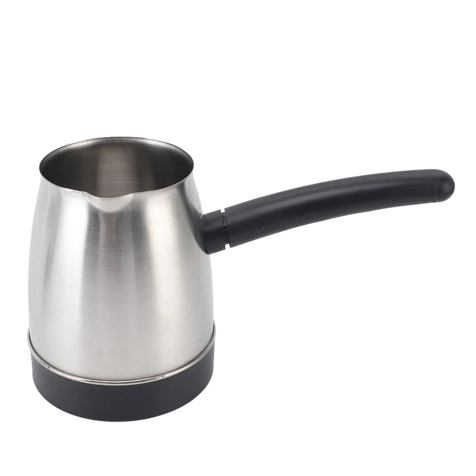 500ml Stainless Steel Electric Turkish Coffee Maker Pot with Long Removable Handle for Tea And Milk