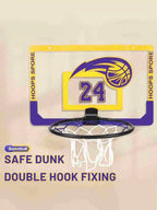 Children's wall mounted silent non porous foldable basketball stand indoor and outdoor activity basketball stand with basketball