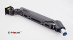 D-MOUNT D80 metal alumin 2-10KG 13"-32" monitor desktop stand mount gas spring arm full motion rotate clamp 0-60mm grommet