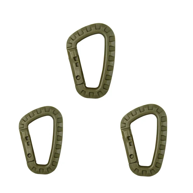 Tactical Carabiner Carabina Karabiner Clip Plastic Cadet Hiking Camping