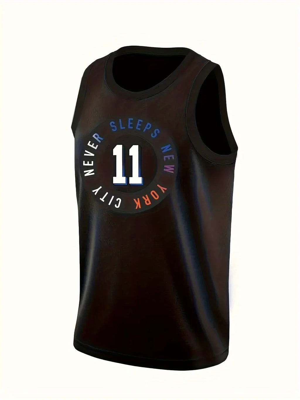 Boyfriend Style Men's Basketball Jersey No.11 Embroidered Sportswear Vest Breathable Casual Tank Top For Sports Running,Workout