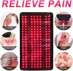Red Light Therapy Mat, Large Red Light Therapy Pad with Controller,Pulse Mode 660nm & 850nm Near Infrared Light Therapy Belt