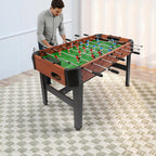 Foosball Table Soccer Table Game 8 Rods Tabletop Football Game 47x24in Indoor Entertainment for Kids Adults Home Game Room
