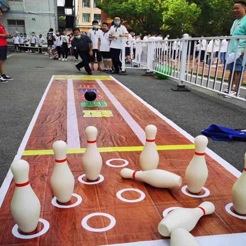 Kids Bowling Set Family Indoor Ball Party Game Sports Toys Balls Pins Bowling Toy Plastic Funny Bowling Set Children Game TMZ