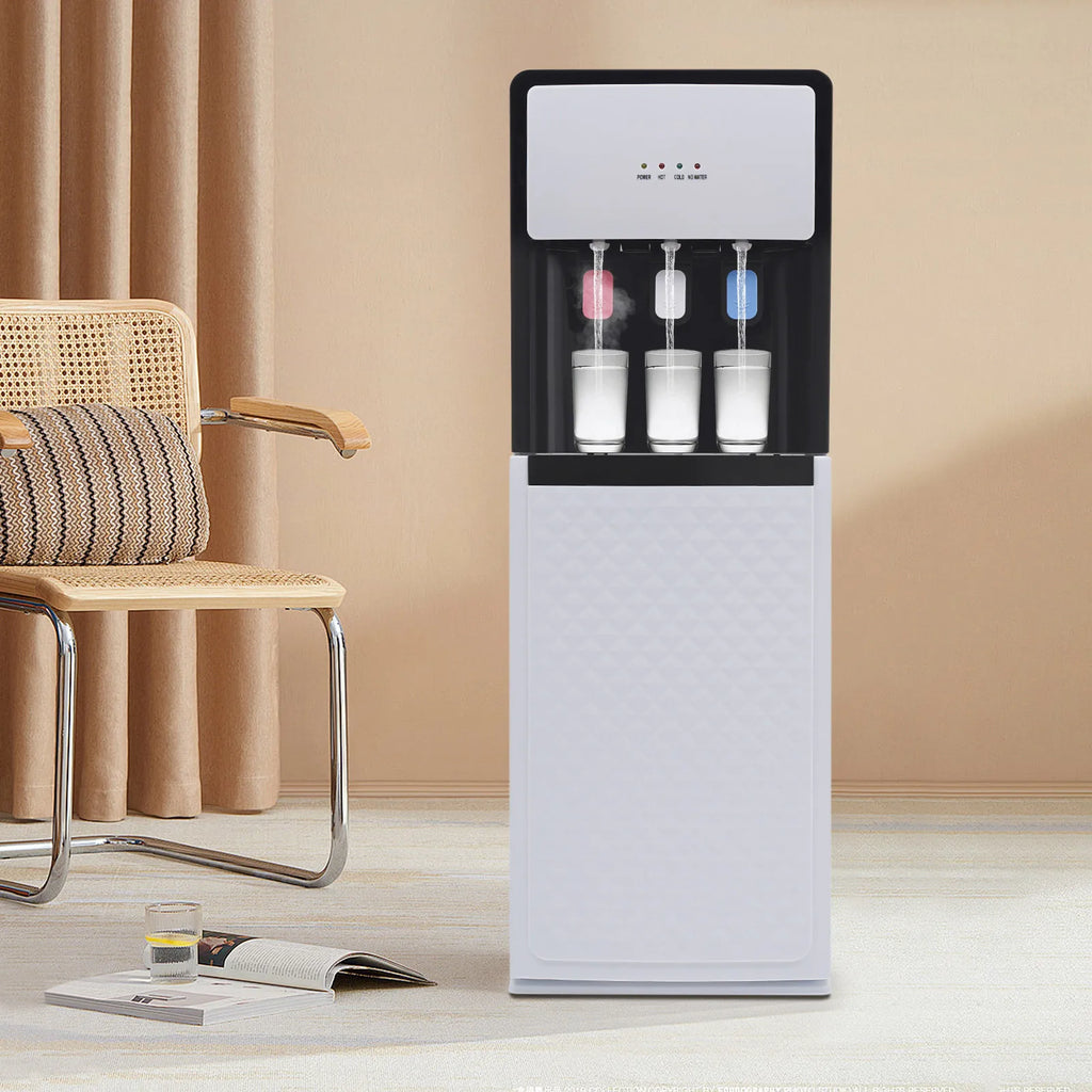 Bottom Loading Water Dispenser Versatile Freestanding Hot&cold Water Dispenser for Office, Home, Living Room White