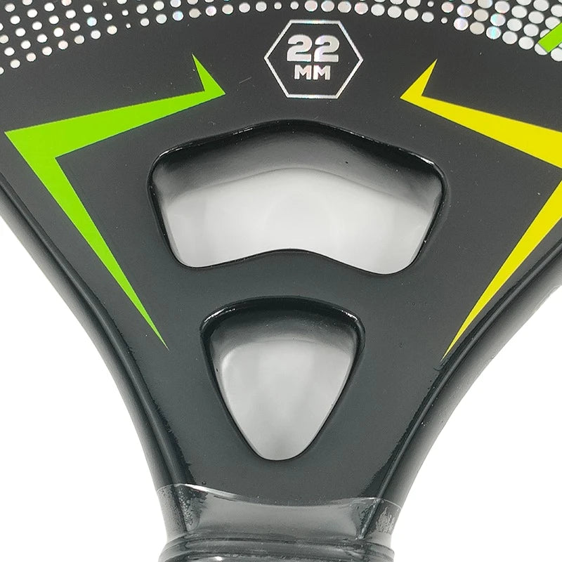 3K Camewin Beach Tennis Racket Full Carbon Fiber Rough Surface Outdoor Sports Racket For Men Women Adult Tennis Racket The New