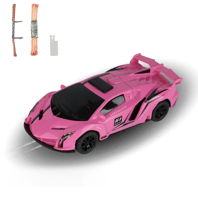 Analog Slot Car 1 43 1/43 Scale CLK GTR F1 Veneno Police LaFerrari Coche Evolution Racing Race Track Toy Cars