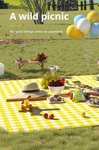 Thick Waterproof Picnic Mat Portable Foldable Ground Blanket for Camping Hiking Beach Grass Outdoor Activities Moisture Proof