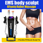 6500W MYOslim Sculpting Butt Lift Machine 2 in 1 Body Sculpt Machine RF Roller Muscle Stimulator Body Shaping Massage Equipment