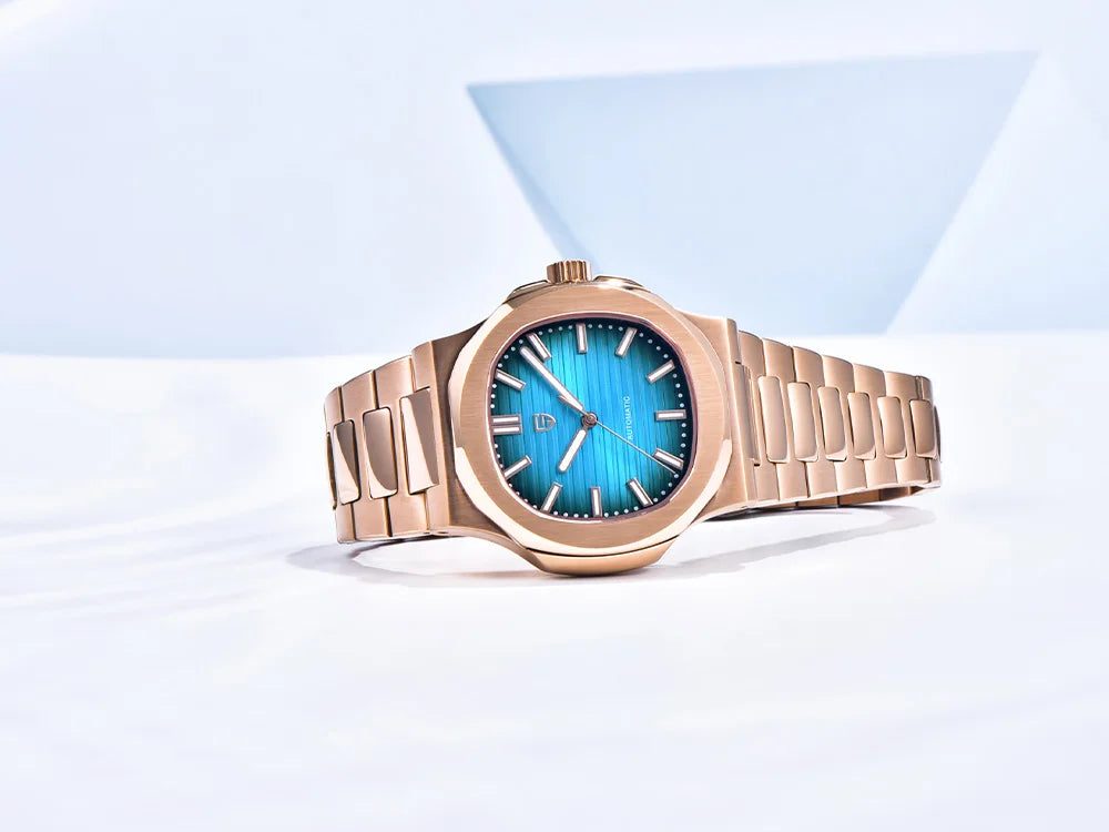 PAGANI DESIGN New Sporty Elegance Mechanical Watch Sapphire Seagull ST16 Movt Man watch Stainless Steel Luminous Men's Watches