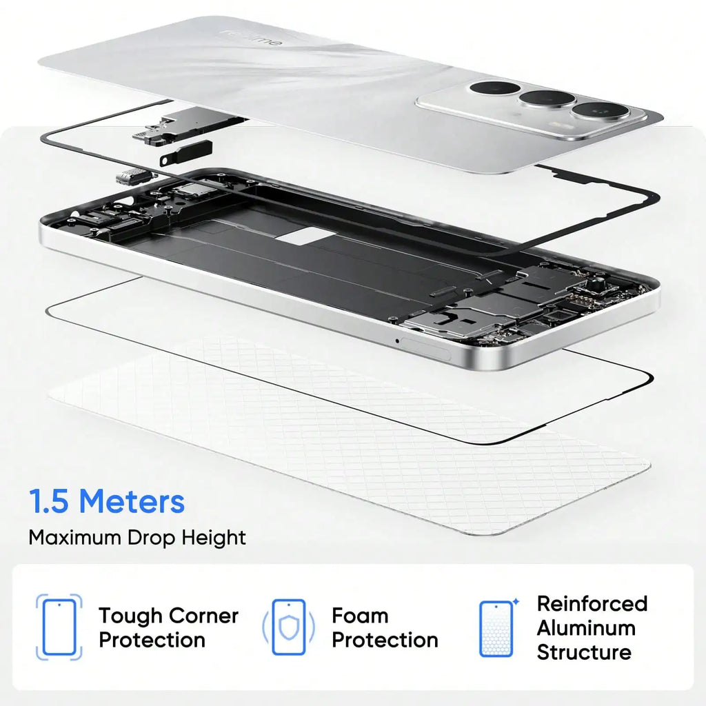 realme C71 Smartphone , 4G Mobile,Global Version, 8+256GB,50MP Camera, 6.67" Display at 120Hz, 6000mAh Battery, Without Charger