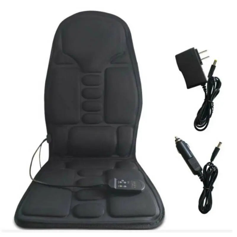 Massager Chair Pad Electric Heating Vibrating Cervical Neck Back Body Cushion Massag for Car Home Lumbar Mattress