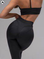2024 high waist scrunch butt yoga leggings – thick lifting workout tights, sexy black plus size yoga pants for women