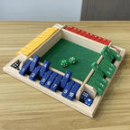 Four-Sided Flip Card Games Intellectual Educational Game Box Dice Toys Parent-Child Games Shut Wooden Number Game Board Games