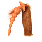 3-10cm Huge Anal Plug with Tail Sex Toys for Adult Games Couples DIY Cosplay Big Butt Plug Silicone Soft Long Anal Beads Women