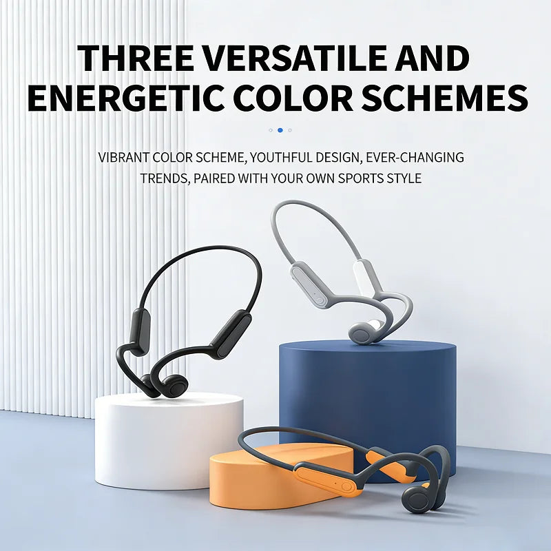 Lenovo New Real Bone Conduction Sport Headphone Wireless Earphone Bluetooth-compatible Headset Hands-free With Mic For Running