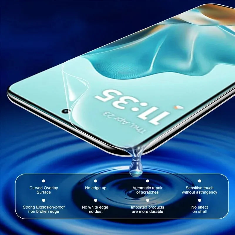 5Pcs Hydrogel Film For OPPO Find X9 X8 X7 X6 Pro Reno 14 13 FS Full Cover Screen Protector For OPPO