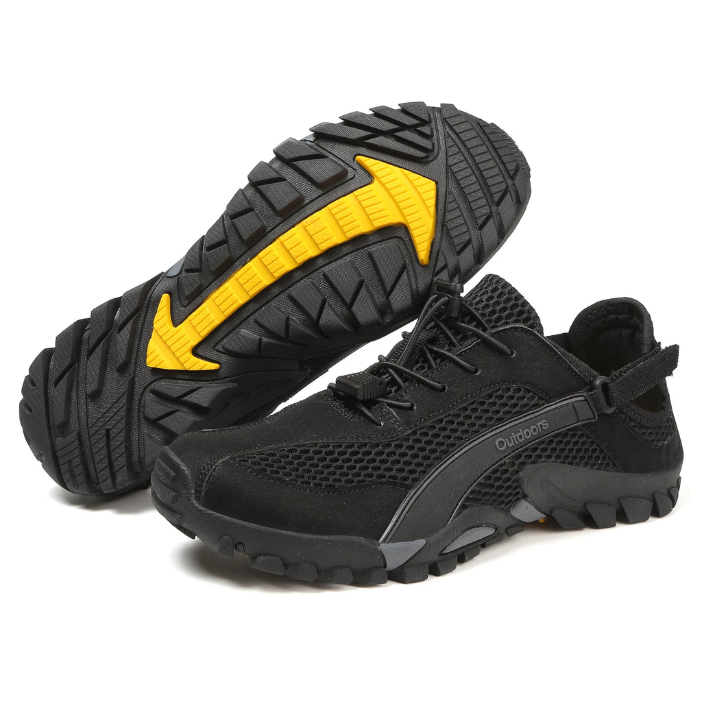 FANCYLEE Women's Hiking Shoes Breathable Mesh Trekking Sneakers Outdoor Lightweight Anti-Slip Mountain Climbing Shoes EU 36-42