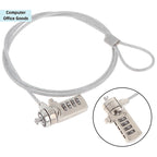 【4 Digit Security Password Computer Lock Anti-theft Chain For Notebook PC Laptop】