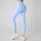 Naked feeling Yoga Leggings Women High Waisted Hip Lifting Fitness Leggings Running Cycling Pants Breathable Sports Leggings