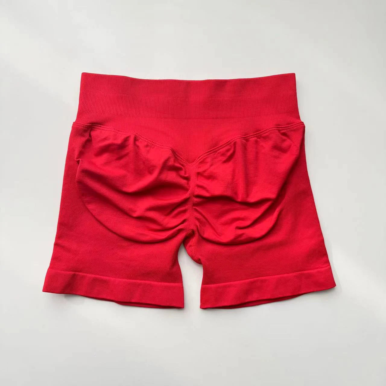 Impact Shorts 4.5" Seamless High Stretch Low Ribbed Band Subtle Glute Contour Shorts Fitness Workout Yoga Gym Shorts