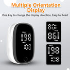 Oximeter Portable Fingertip Pulse Blood Oxygen Saturation Monitor With LED Display Fingertip Oximeter Testing SpO2 Health Care