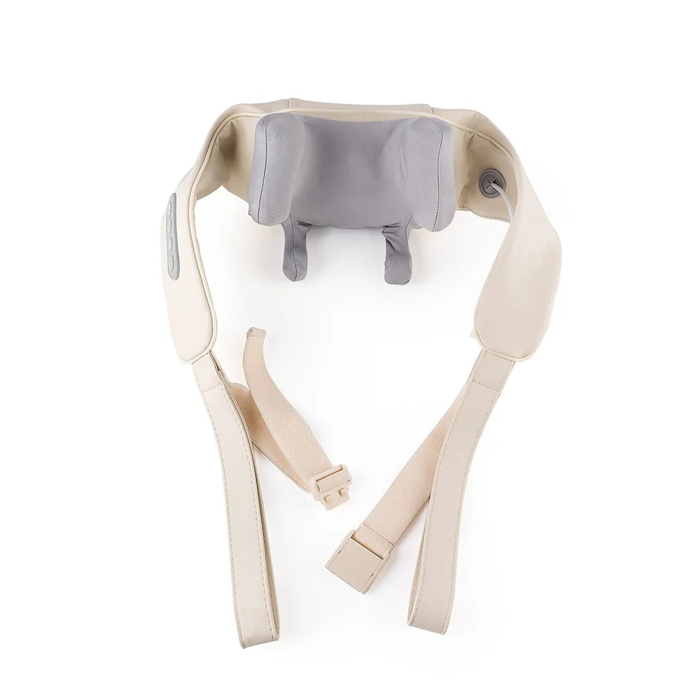 Foreverlily 26W Brushless Motor Neck And Shoulder Massager Wireless Shoulder And Back Kneading Massage Shawl Neck masajeador