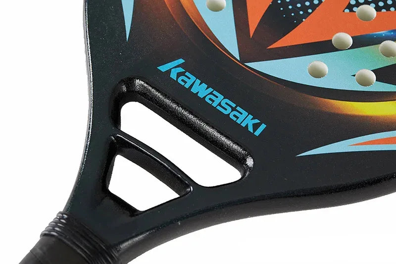 Kawasaki Beach Tennis Racket Carbon Fiber Soft Face Tennis  Paddle  Racquet with Protective Bag Cover
