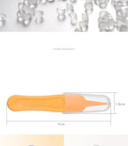 Tweezers Cleaning Forceps Baby Plastic Tweezers Nose Cleaner Tool Toddler Nasal Cavity Care Supplies Baby Essentials Kids Safety