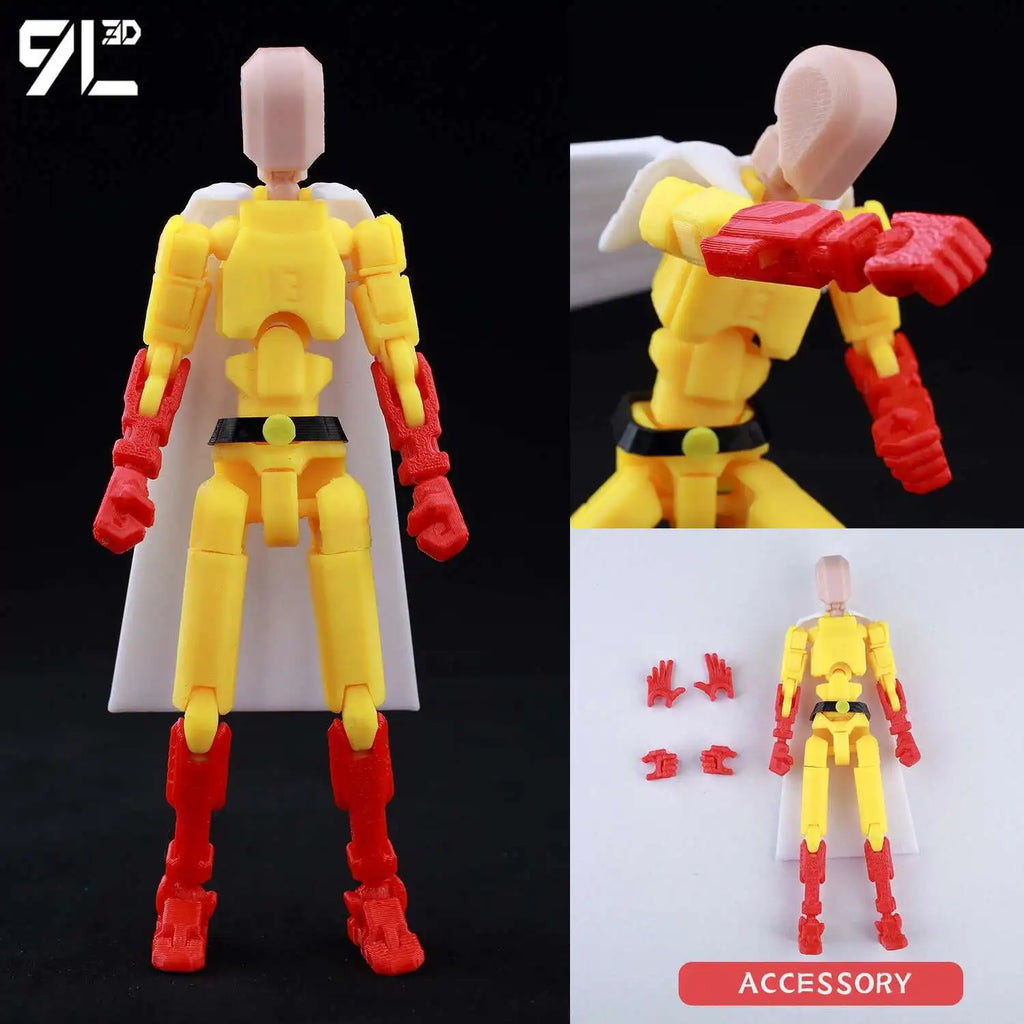 Venom Spider-Man Lucky13 Dummy13 Action Figures - 3D Printed T13 Multi-Jointed Shapeshift Mannequin Anime Collectible Toys