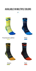 AONIJIE E4846 Sports Long Five-finger Socks Warm and Breathable Terry Socks Suitable for Mountaineering and Cross-country Hiking