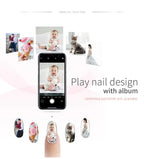 Smart 3D Mobile Nail Printer M1 Pattern Digital Nail Art Printer Machine DIY Portable H1 Nail Art Equipment From Phone