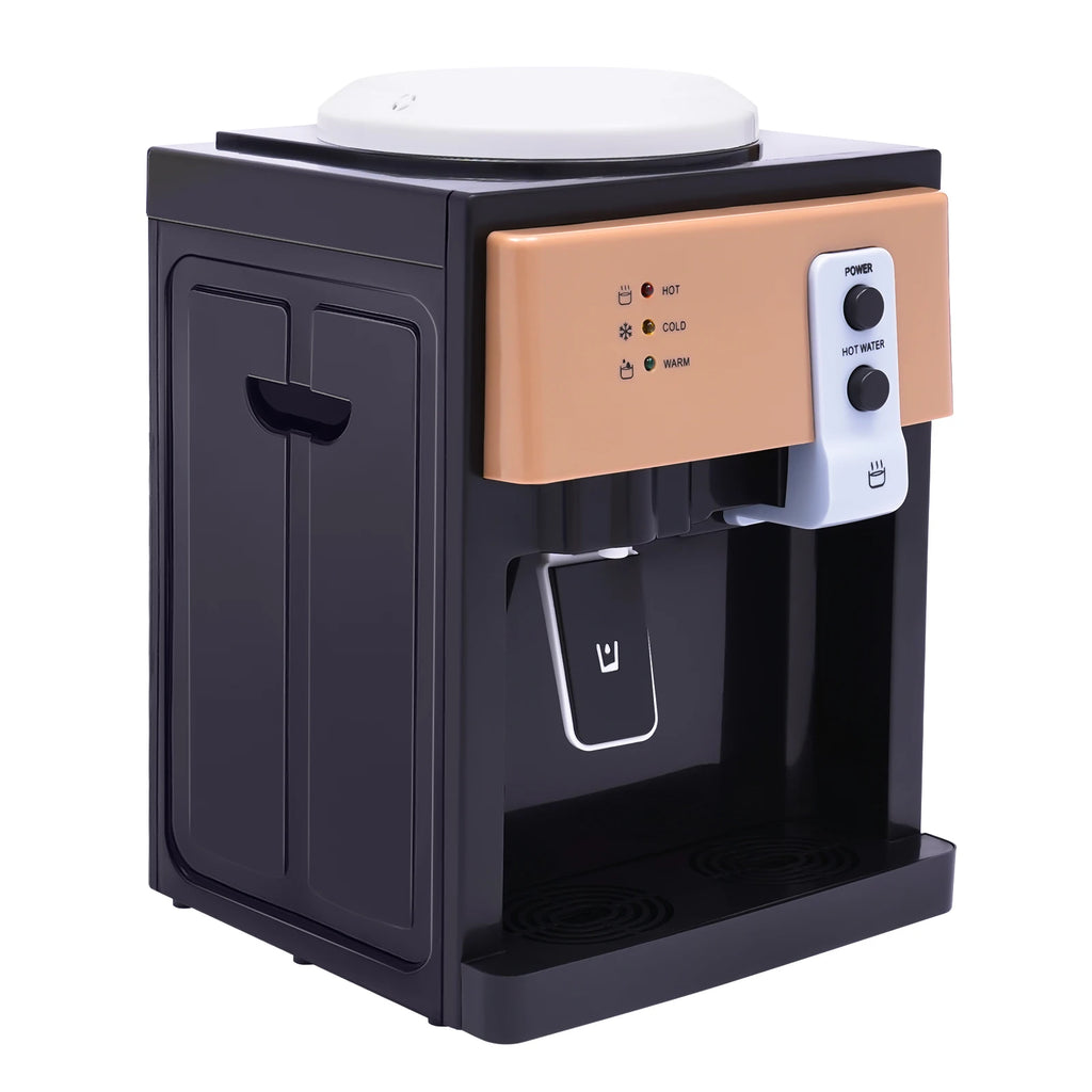 220v Hot Cold Water Dispenser Top Loading Water Cooler Dispenser Hold 3.5l/5l/10l /18.9l Countertop For Desks,coffee tables