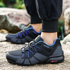 Men Hiking Shoes Outdoor Lightweight Camping Travel Shoes Non-Slip Waterproof Women Large Size Tactical Training Sports Shoes