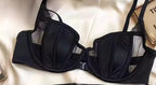 Front Buckle Push Up Bra for Women Lingerie Set Sexy Satin Mesh Semi-Cup Wireless Lift Bra Set with Adjustable Straps S-XL Size
