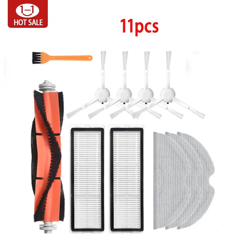 For Xiaomi Mijia 1C 1T Mi Robot Vacuum Mop Dreame F9 Hepa Filter Main Side Brush Mop Cloth Robotic Vacuum Cleaner Accessories
