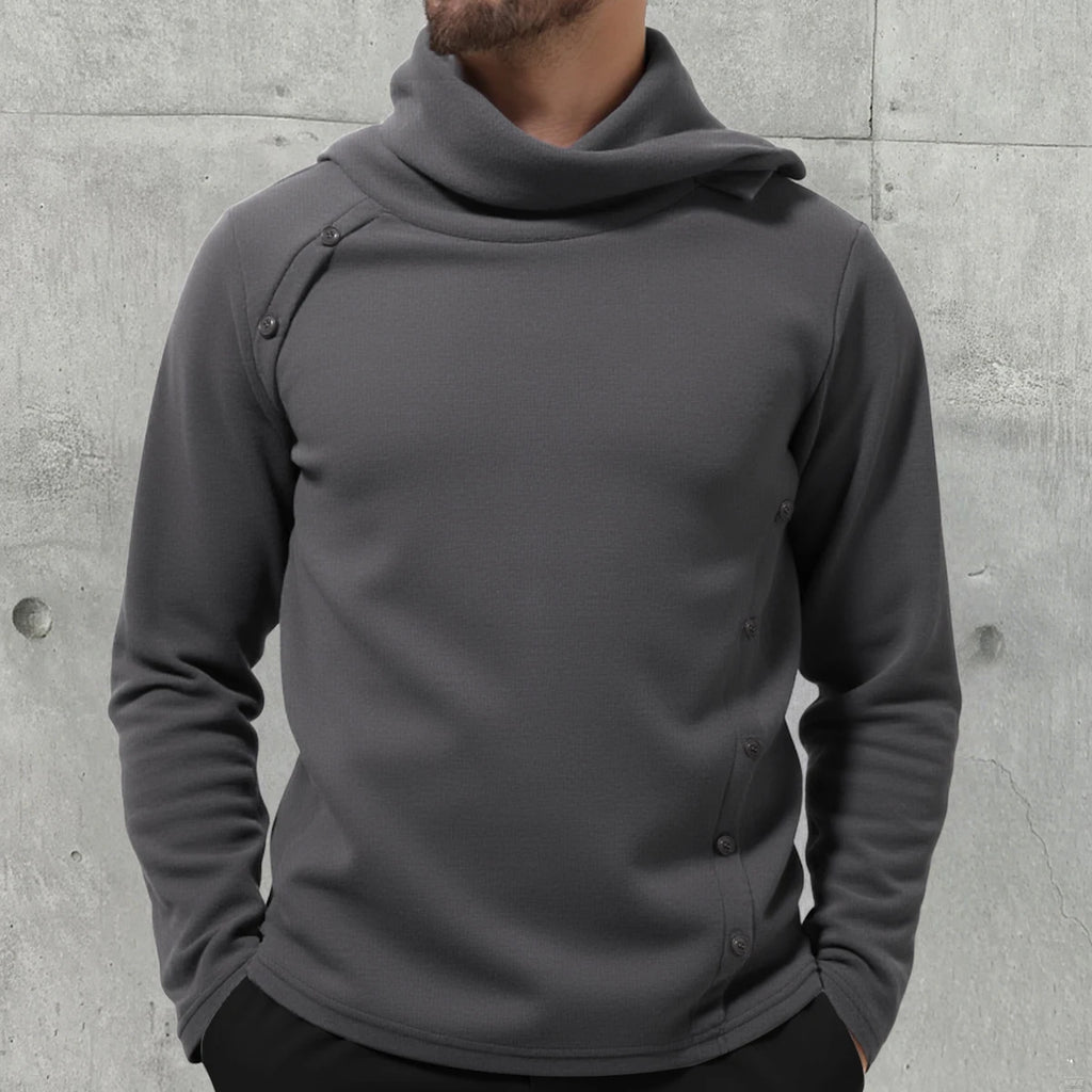 2026 New Men's White Turtleneck Sweater, British-style Black Pullover, Asian Sizes M-4XL. Gray Sweaters